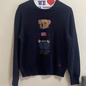 Polo Ralph Lauren L bear logo sweater